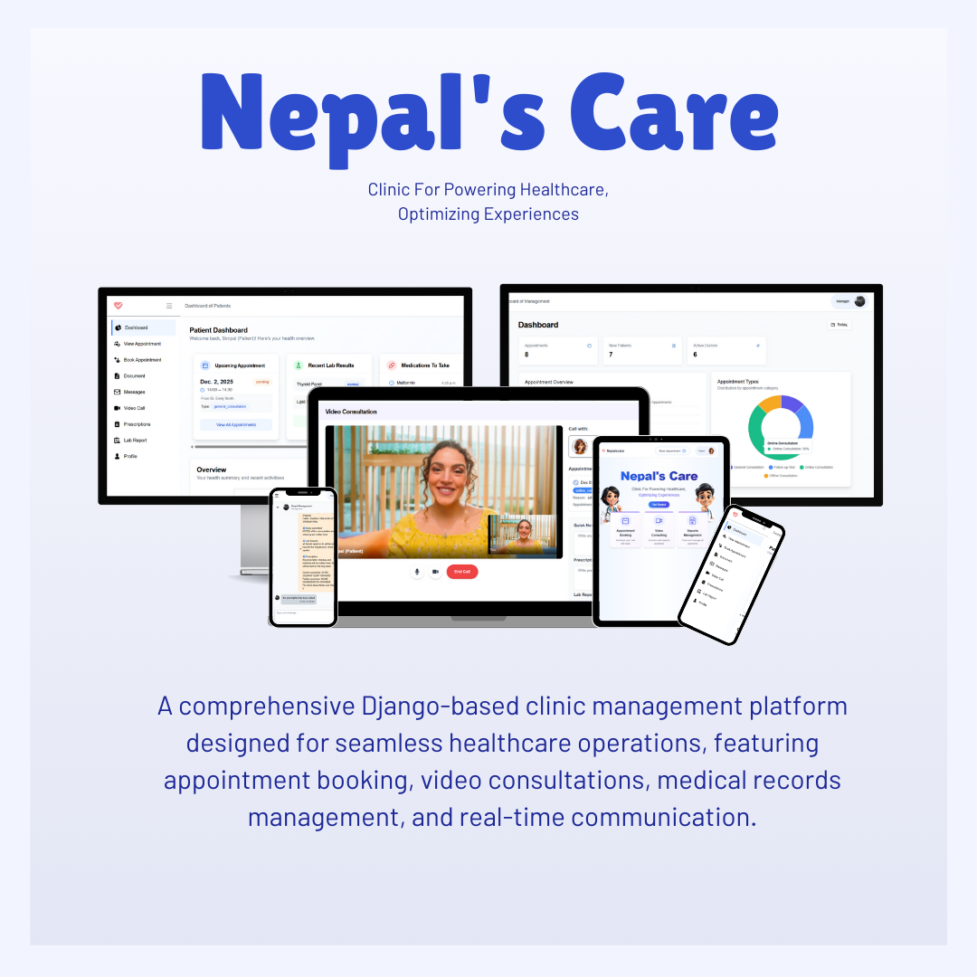 Nepal's Care Clinic Management System