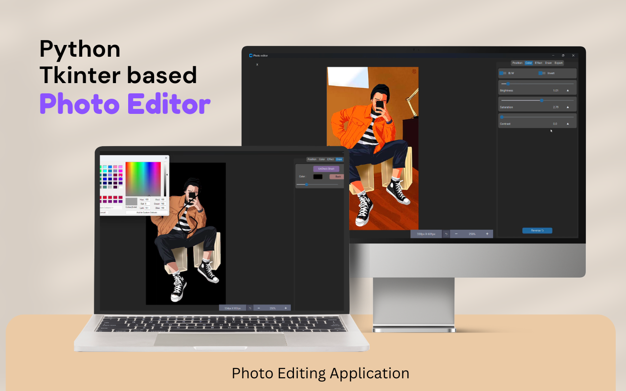Photo Editor Picture, created by Rujal Baniya